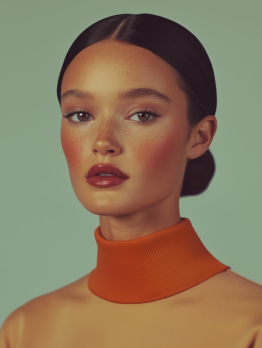 Lake with mountain reflection